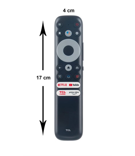 TCL RC902N FMR1 with Google Assistance (Voice Function), for TCL Android Smart LED TV.