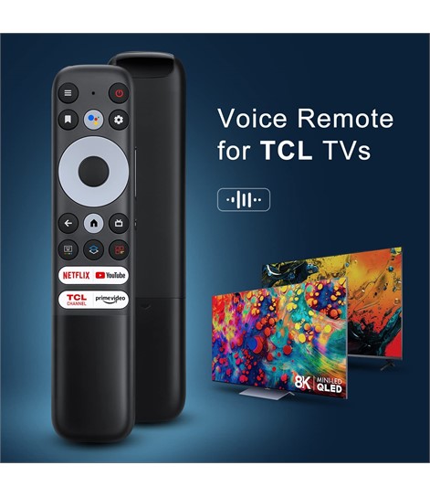 TCL RC902N FMR1 with Google Assistance (Voice Function), for TCL Android Smart LED TV.