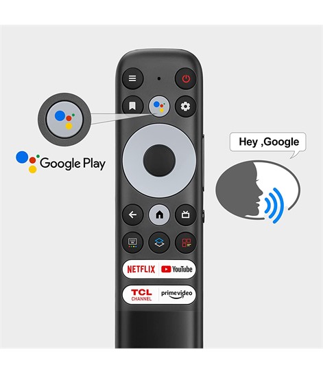 TCL RC902N FMR1 with Google Assistance (Voice Function), for TCL Android Smart LED TV.