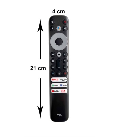 TCL RC902V FMR1 with Google Assistance (Voice Function), for TCL Android Smart LED TV.