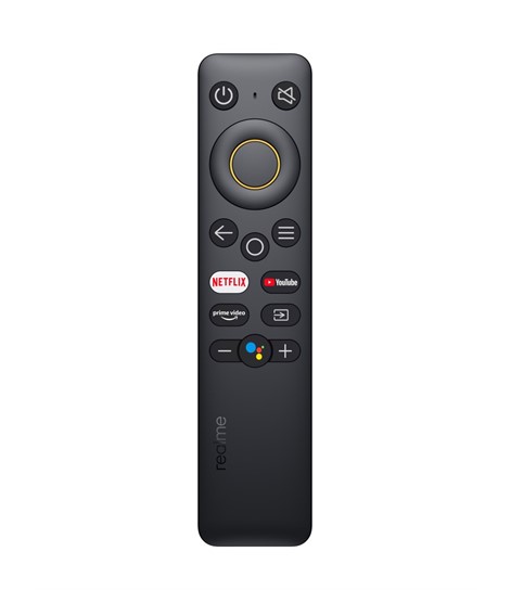 Realme LED TV Bluetooth Voice Remote Control  with YouTube, Netflix, Prime Video & Google Assistant.