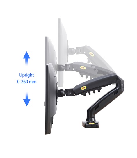 NB F80 - Gas Strut Desktop Monitor Mount 2-9kg