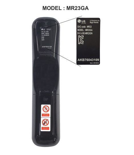 LG AN-MR23GA Universal Magic Remote No. AKB76043109 with Voice, Scroll and Pointer for LG Smart LED 