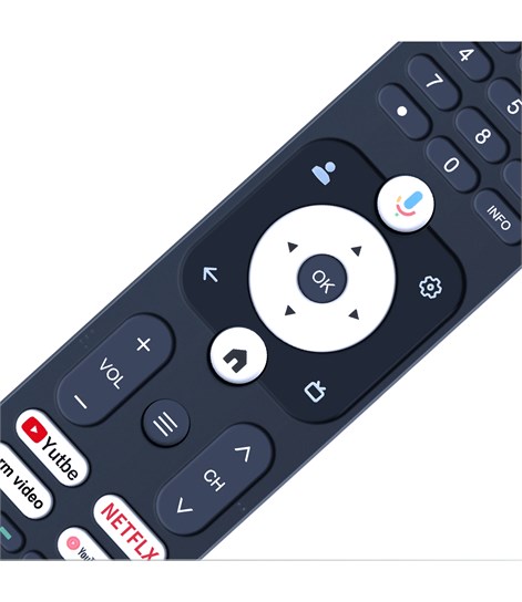 RC No. HTR-U31 Haier LED TV Remote with Google Assistance (Voice Function), Netflix & YouTube.