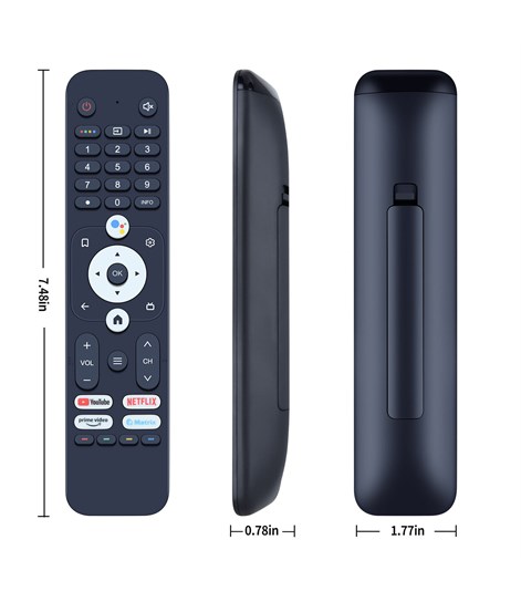 RC No. HTR-U31 Haier LED TV Remote with Google Assistance (Voice Function), Netflix & YouTube.