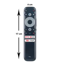 TCL RC902N FMR1 with Google Assistance (Voice Function), for TCL Android Smart LED TV.