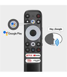 TCL RC902N FMR1 with Google Assistance (Voice Function), for TCL Android Smart LED TV.