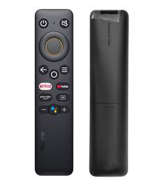 Realme LED TV Bluetooth Voice Remote Control  with YouTube, Netflix, Prime Video & Google Assistant.