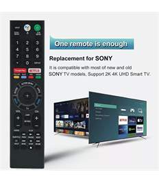 RC No. RMF-TX310U Replacement for Sony Smart LED TV Remotes