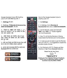 RC No. RMF-TX310U Replacement for Sony Smart LED TV Remotes