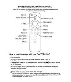 Amazon Fire TV Stick Voice Remote [ 2nd Gen ] (paring is Must).