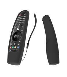 SK BLACK Silicone Cover For LG MR19, MR20 Magic Remote