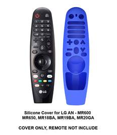 BLUE Silicone Cover For LG MR19, MR20 Magic Remote