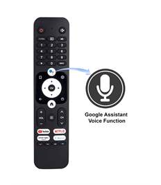 RC No. HTR-U31 Haier LED TV Remote with Google Assistance (Voice Function), Netflix & YouTube.